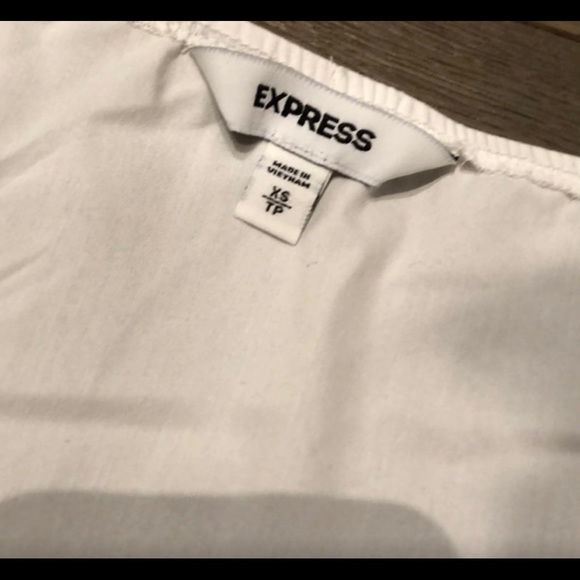 Express White Off Shoulder Top - Picture 5 of 5